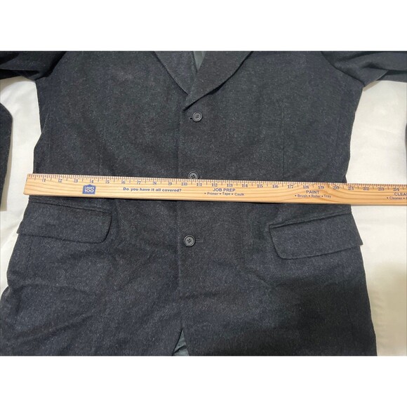 Club Room Jacket CAMEL HAIR Sport Coat Blazer Gray Soft 46 L ACADEMIA PREPPY - Picture 5 of 16